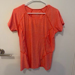 Coral Reebok Athletic Top